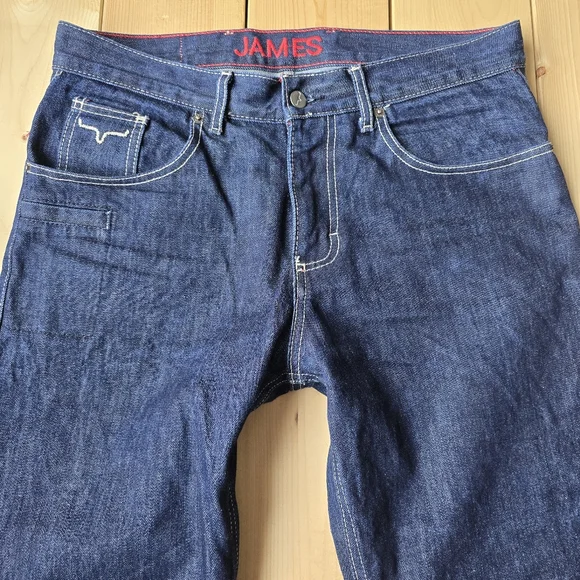 Kimes Ranch James Mid Low Rise Straight Bootcut Jeans Mens 32X32 - Picture 4 of 12